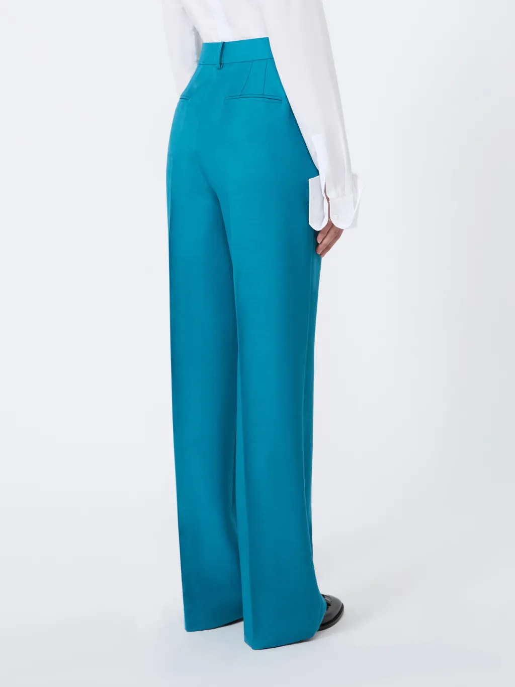 Trousers Made Of Wool, Mohair And Silk Blend