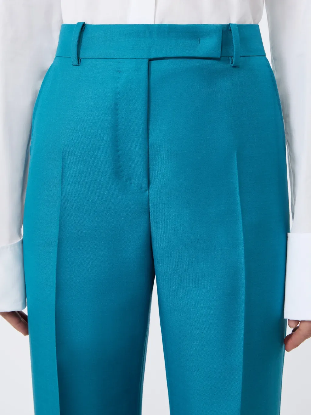 Trousers Made Of Wool, Mohair And Silk Blend