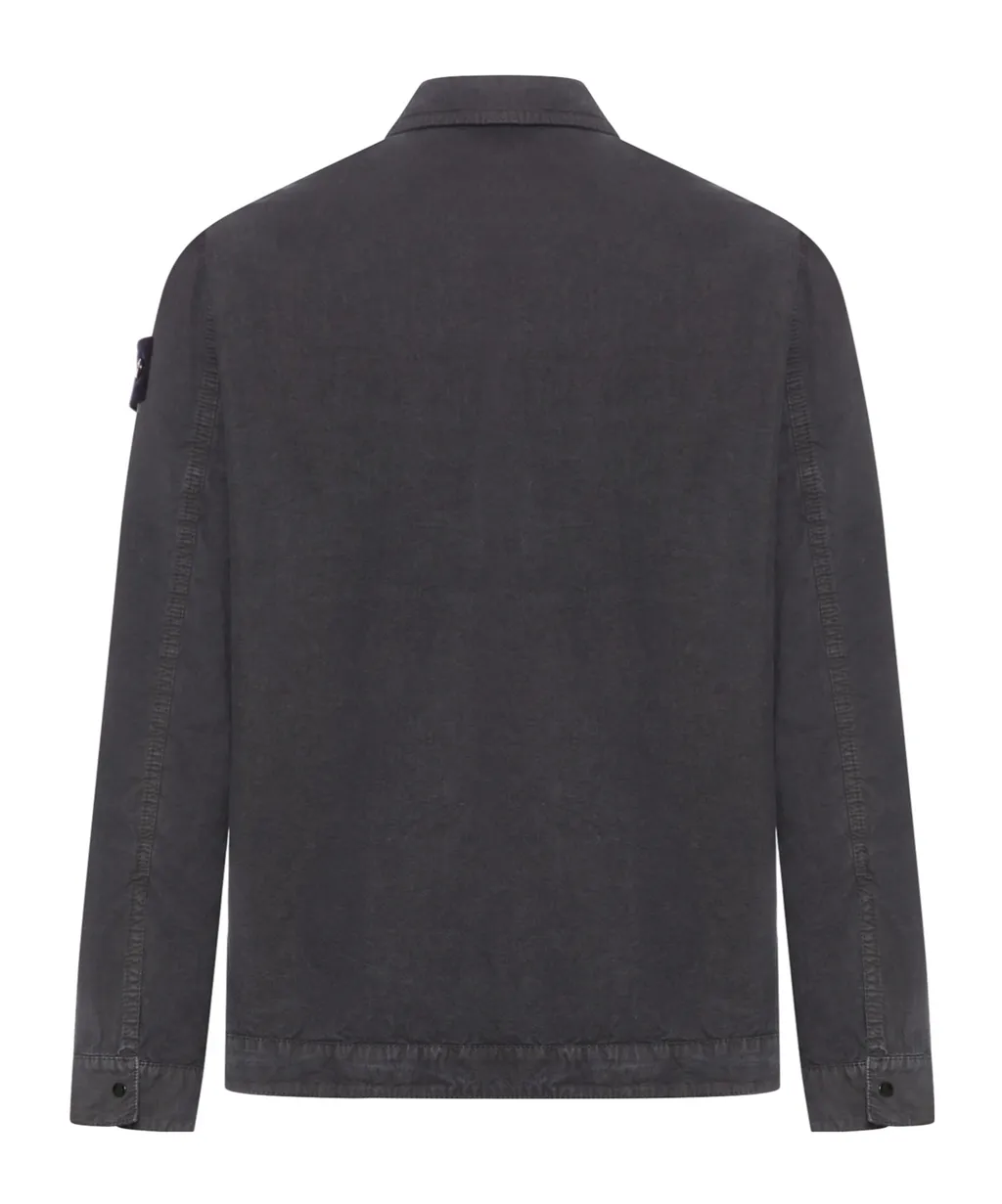 Stone Island Logo Patch Pocket Detail Shirt