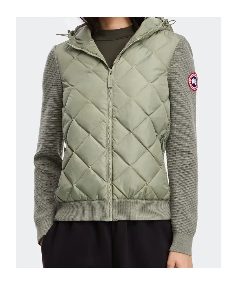 Hybridge® Quilted Knit Hoodie