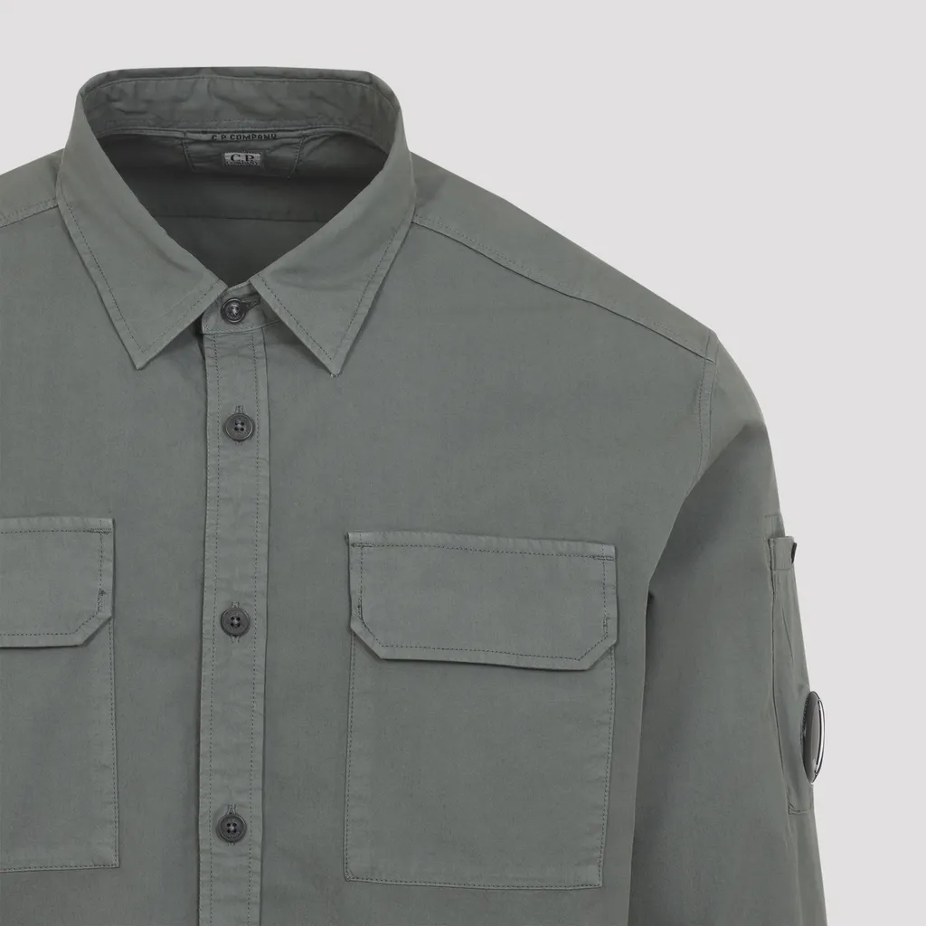 C.P. Company Long-Sleeved Button-Up Shirt