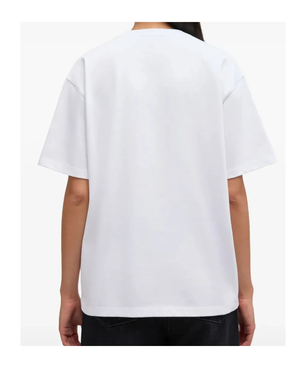 Ganni Tiger Printed Crewneck T-Shirt