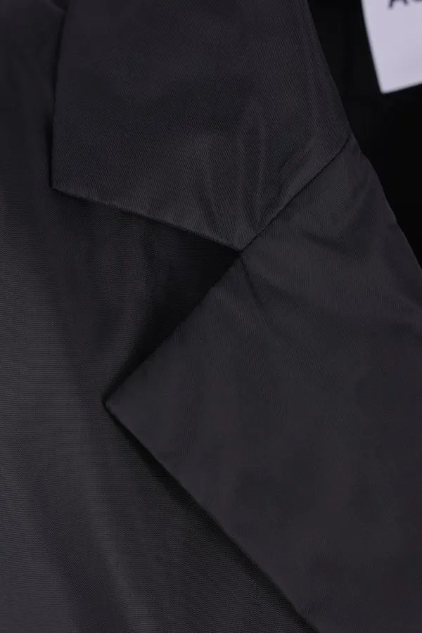 Single-Button Quilted Jacket
