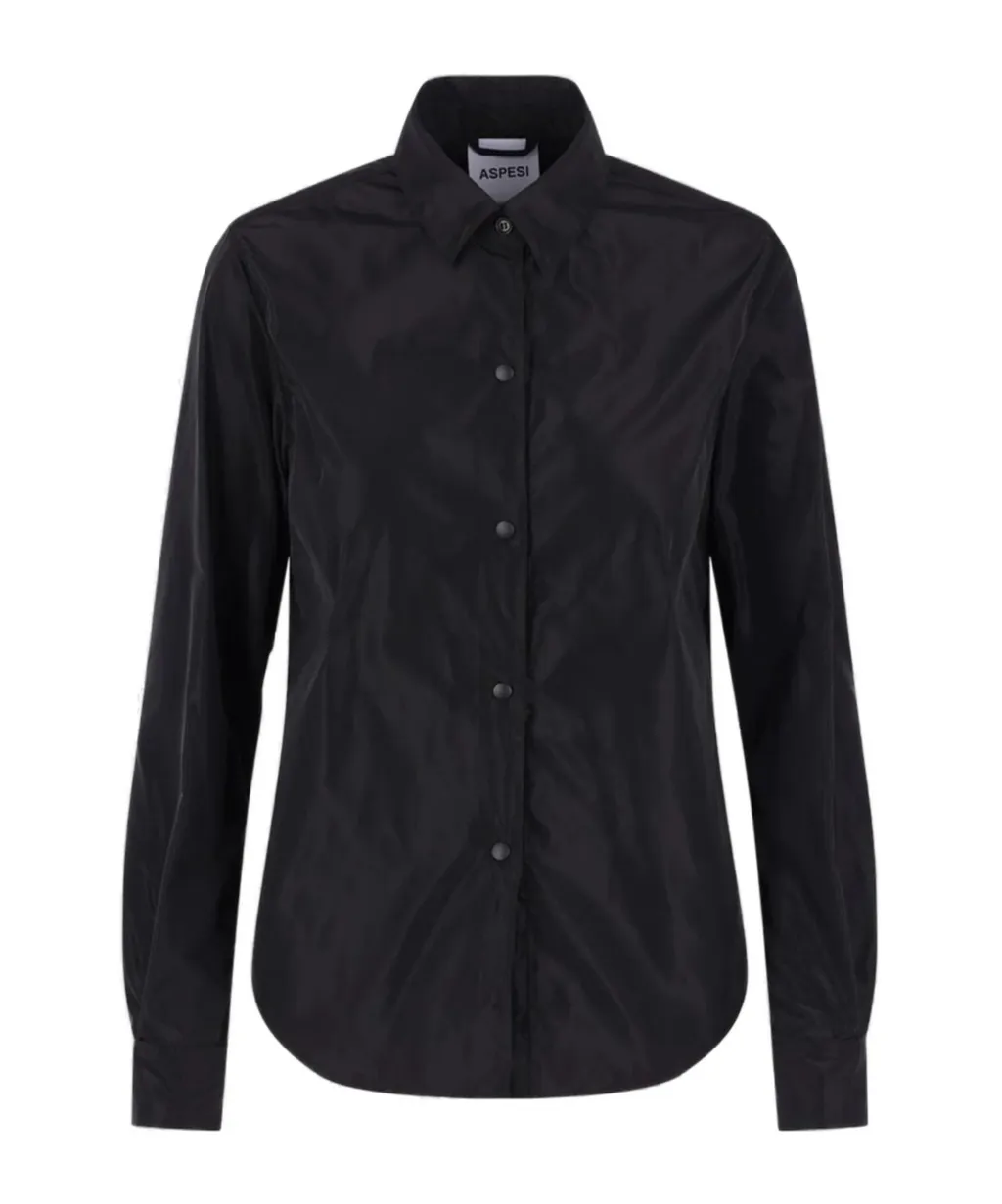 Aspesi Long Sleeved Press-Stud Overshirt