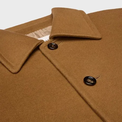 Jacket In Double-Face Wool Cashmere