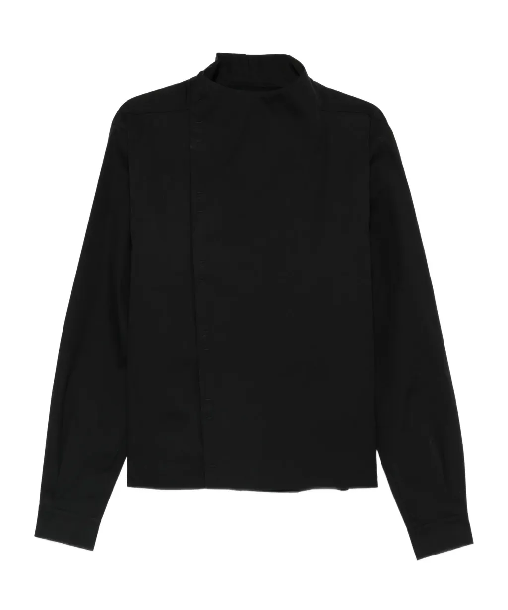 Rick Owens Buttoned Long Sleeved Jacket