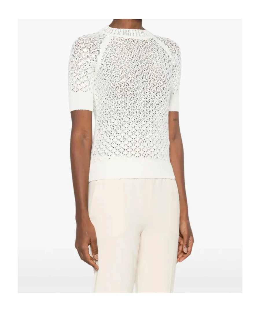 Crystal-Embellishment T-Shirt