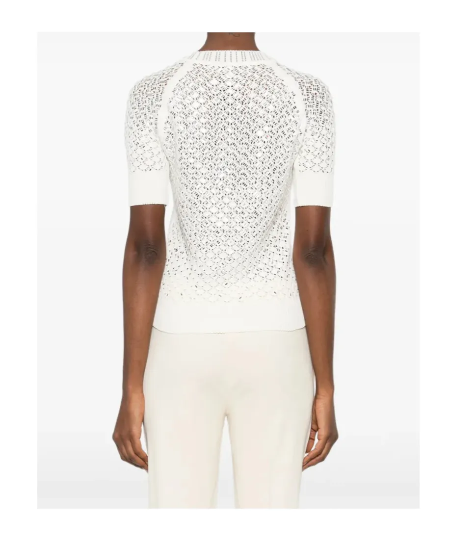 Crystal-Embellishment T-Shirt