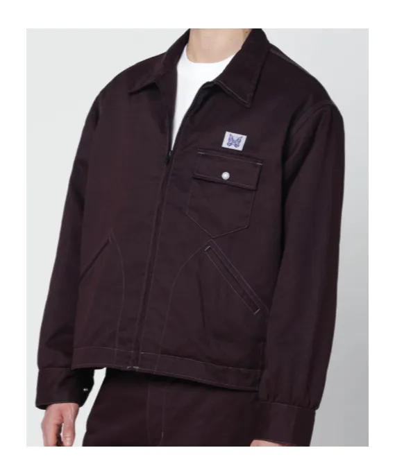 Needles Zipped Logo Patch Jacket