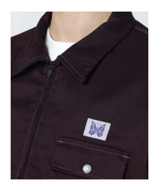 Needles Zipped Logo Patch Jacket