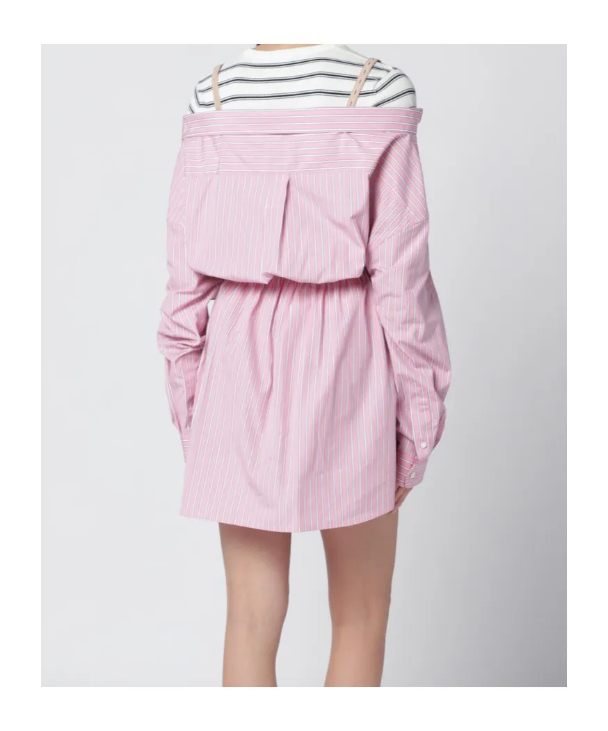 Striped Poplin Dress