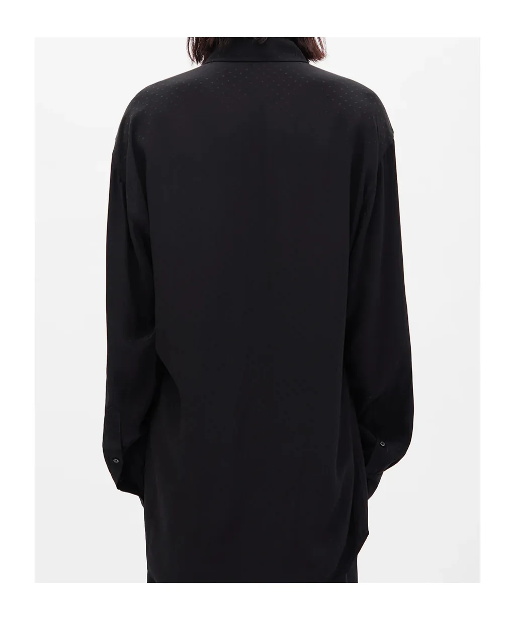 Single-Breasted Long-Sleeved Shirt