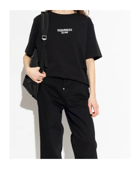 Dsquared2 Logo Printed Crewneck T-Shirt