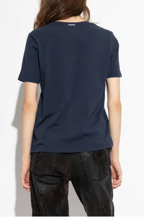 Michael Michael Kors Logo Embellished Crewneck T-Shirt
