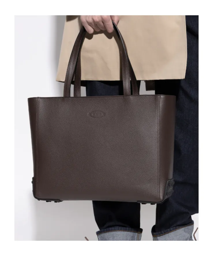 Logo-Embossed Tote Bag