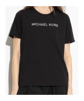 Michael Michael Kors Logo Embellished Crewneck T-Shirt