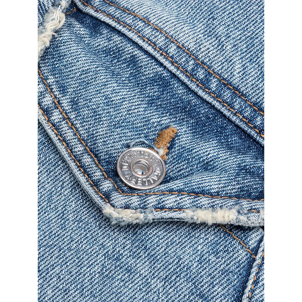 Long-Sleeved Denim Jacket