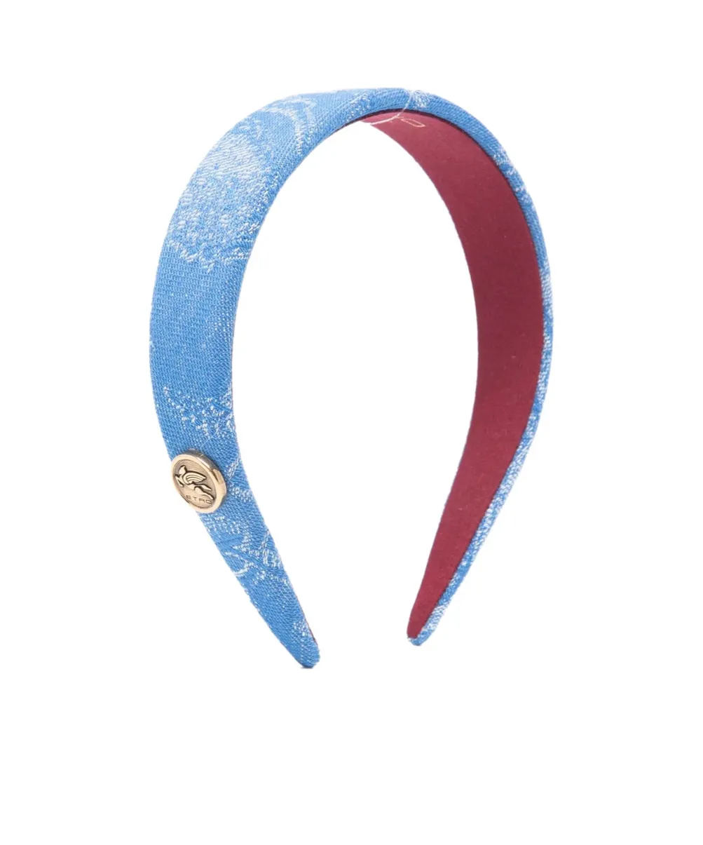 Print Button Hair Accessory
