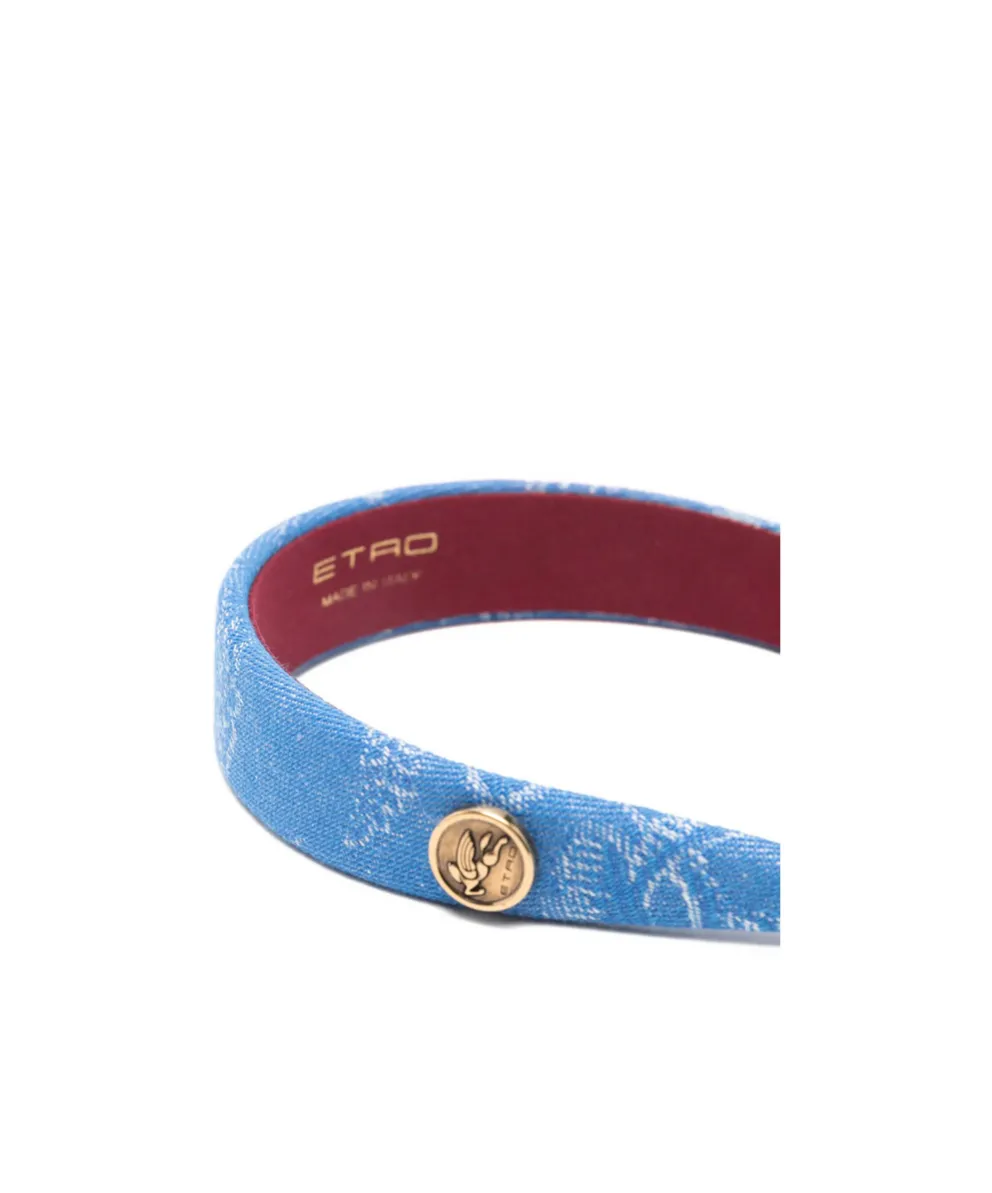Print Button Hair Accessory