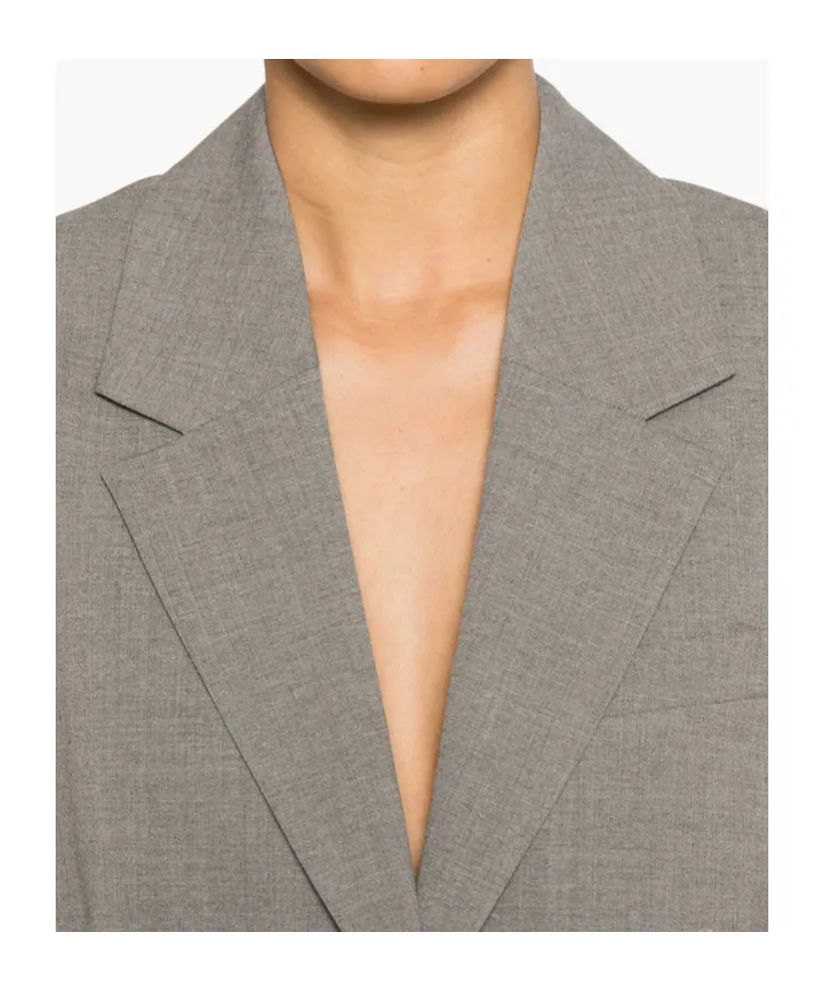 Long-Sleeved Suit Jacket