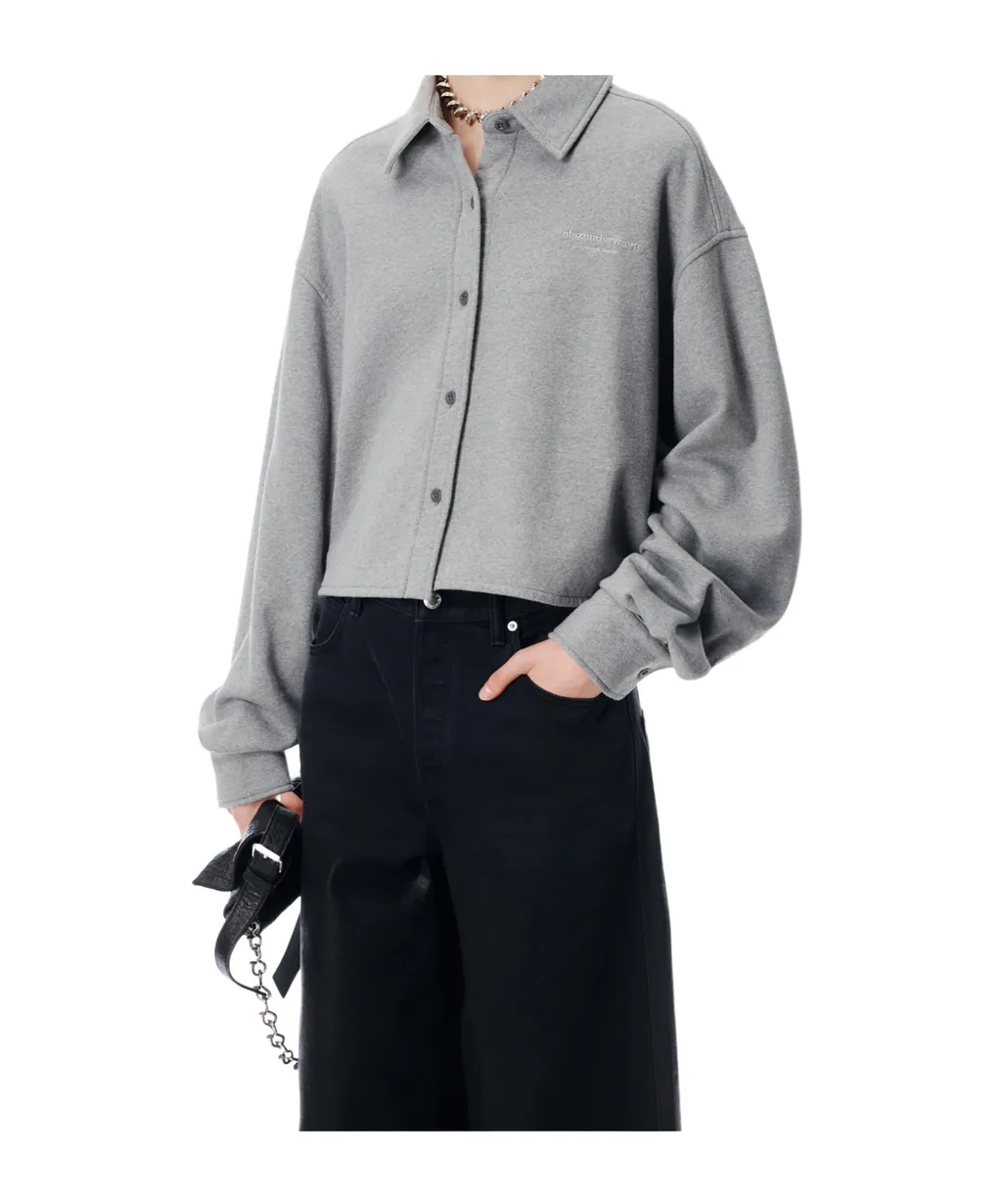 Buttoned Cropped Top