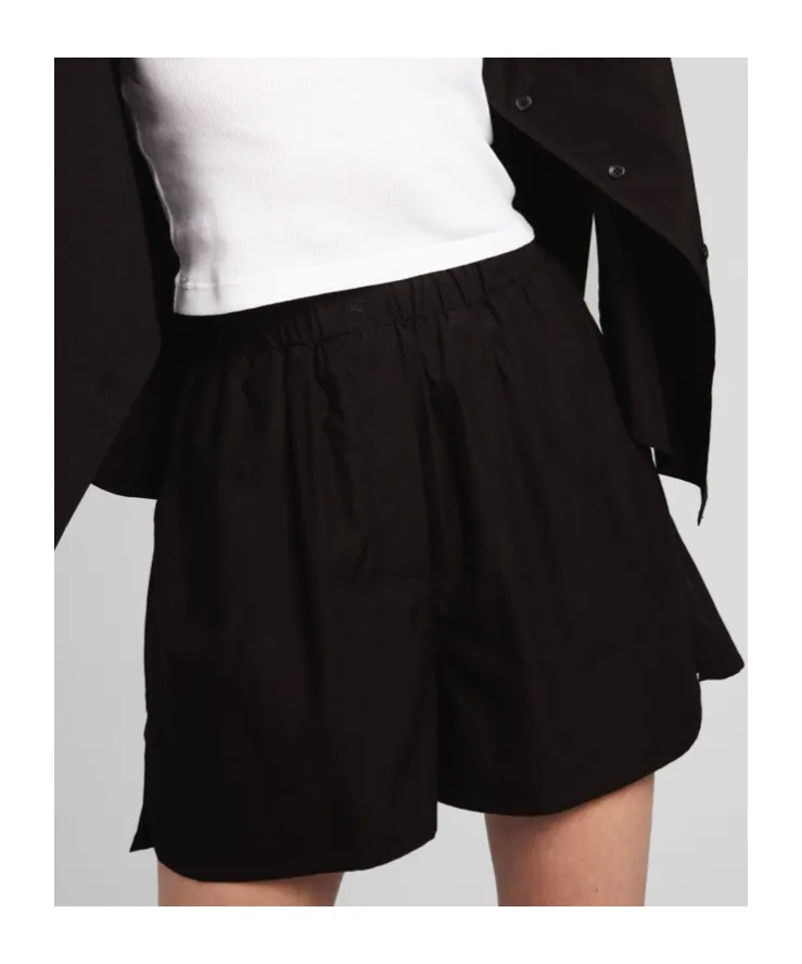 Lui Organic Cotton Boxer Short - Black