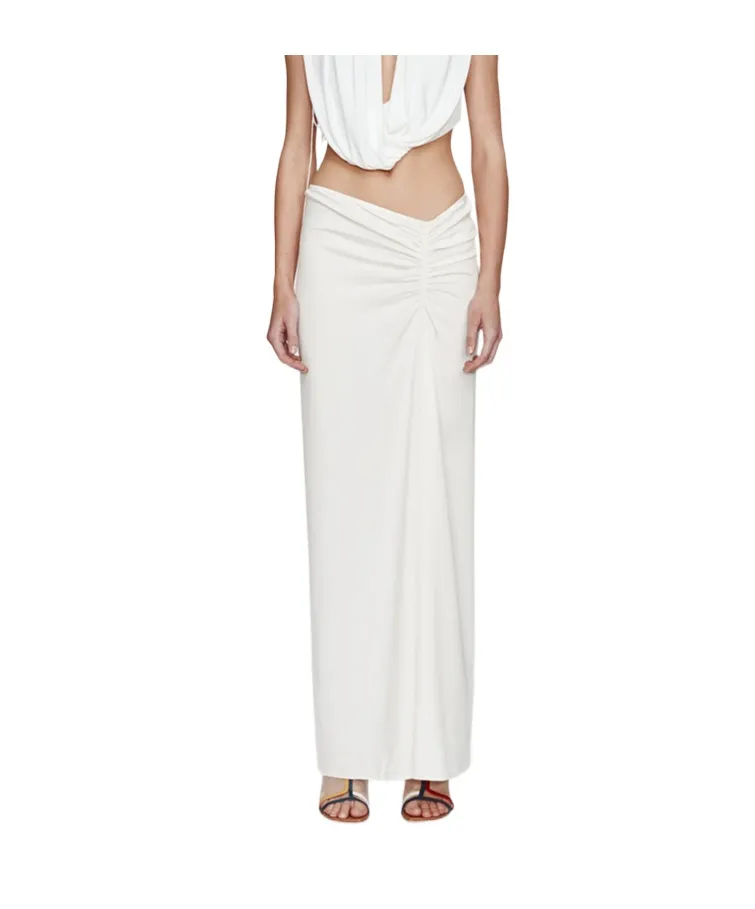 Side Ruched Skirt