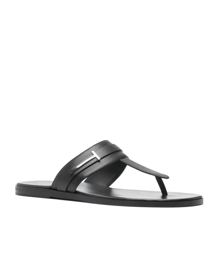 Logo Flat Sandals