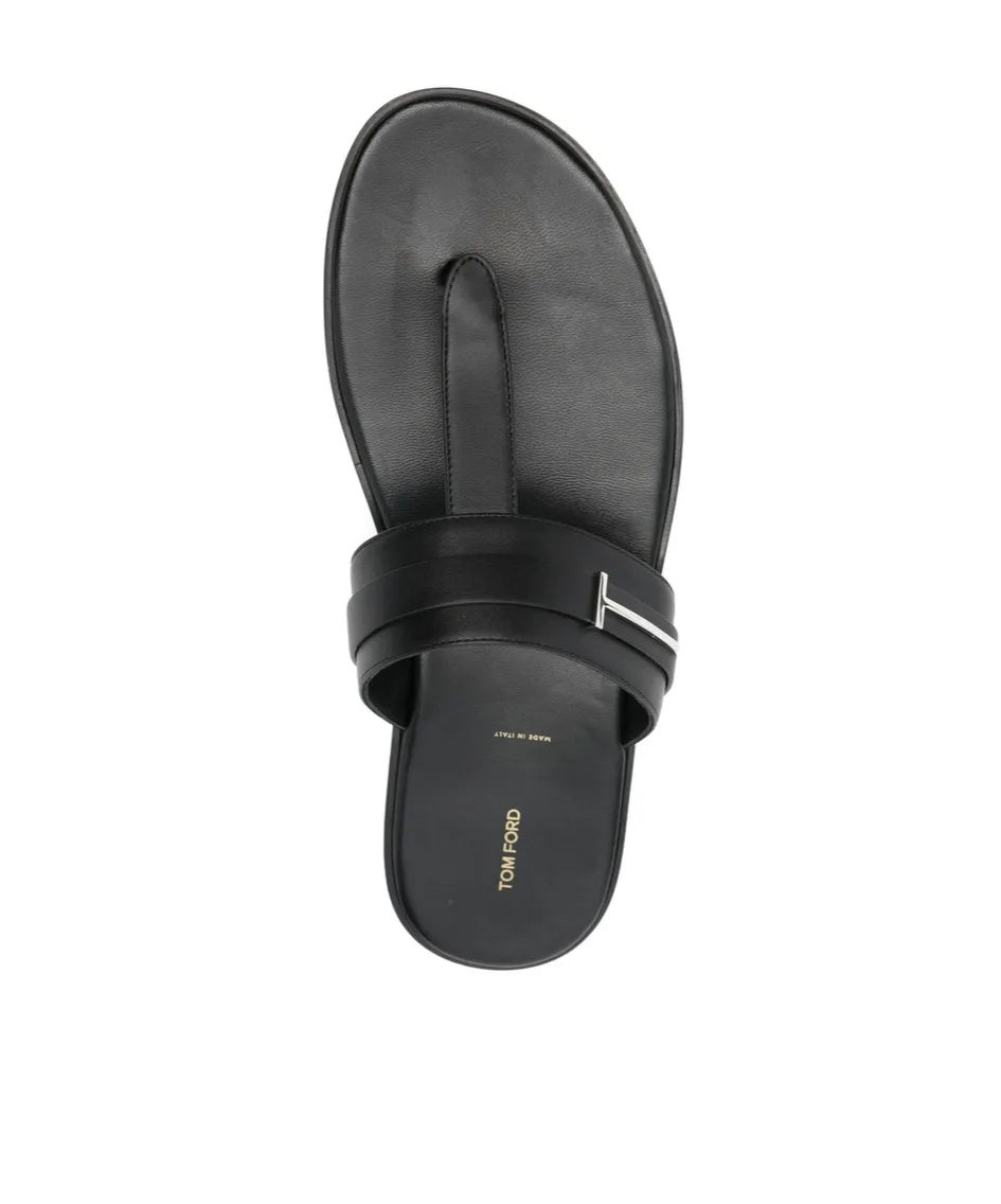 Logo Flat Sandals