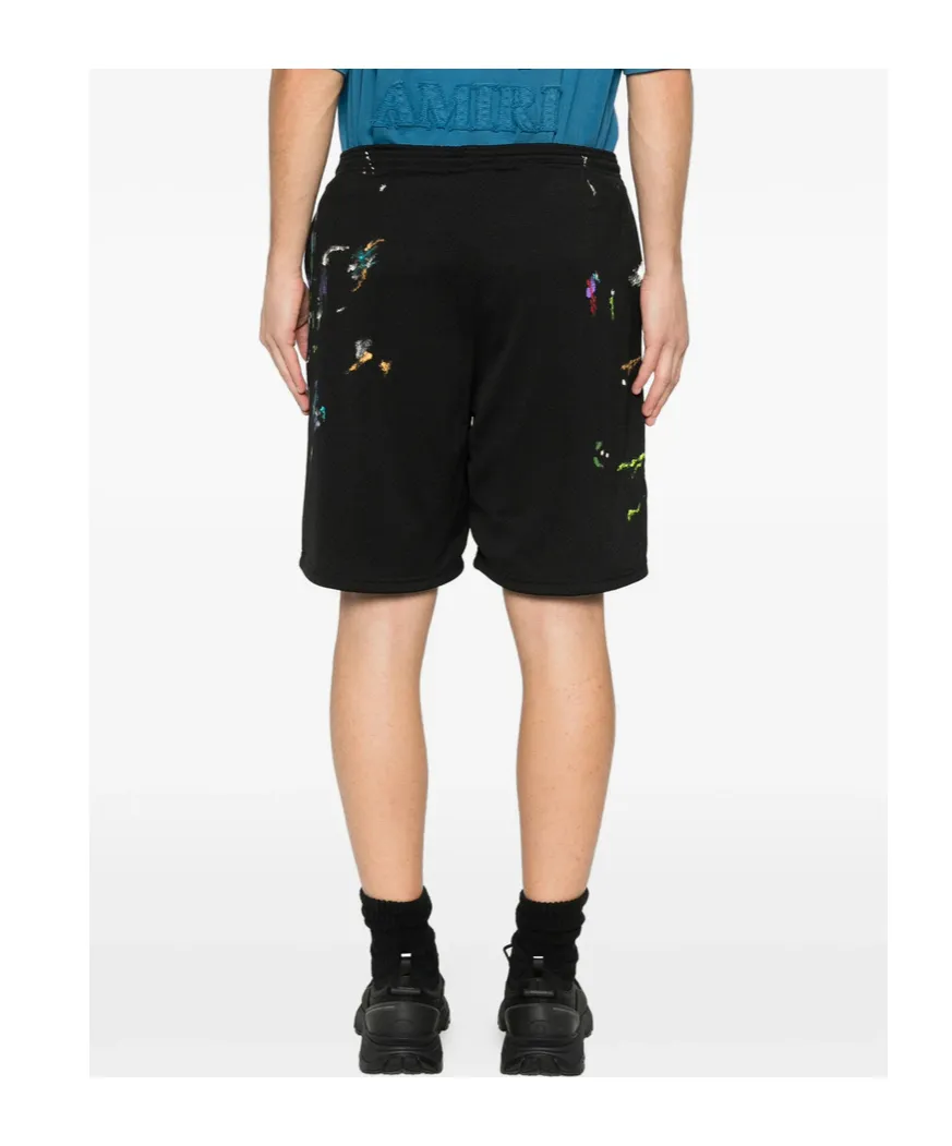 Gallery Dept. Paint-Splatter Mesh Shorts