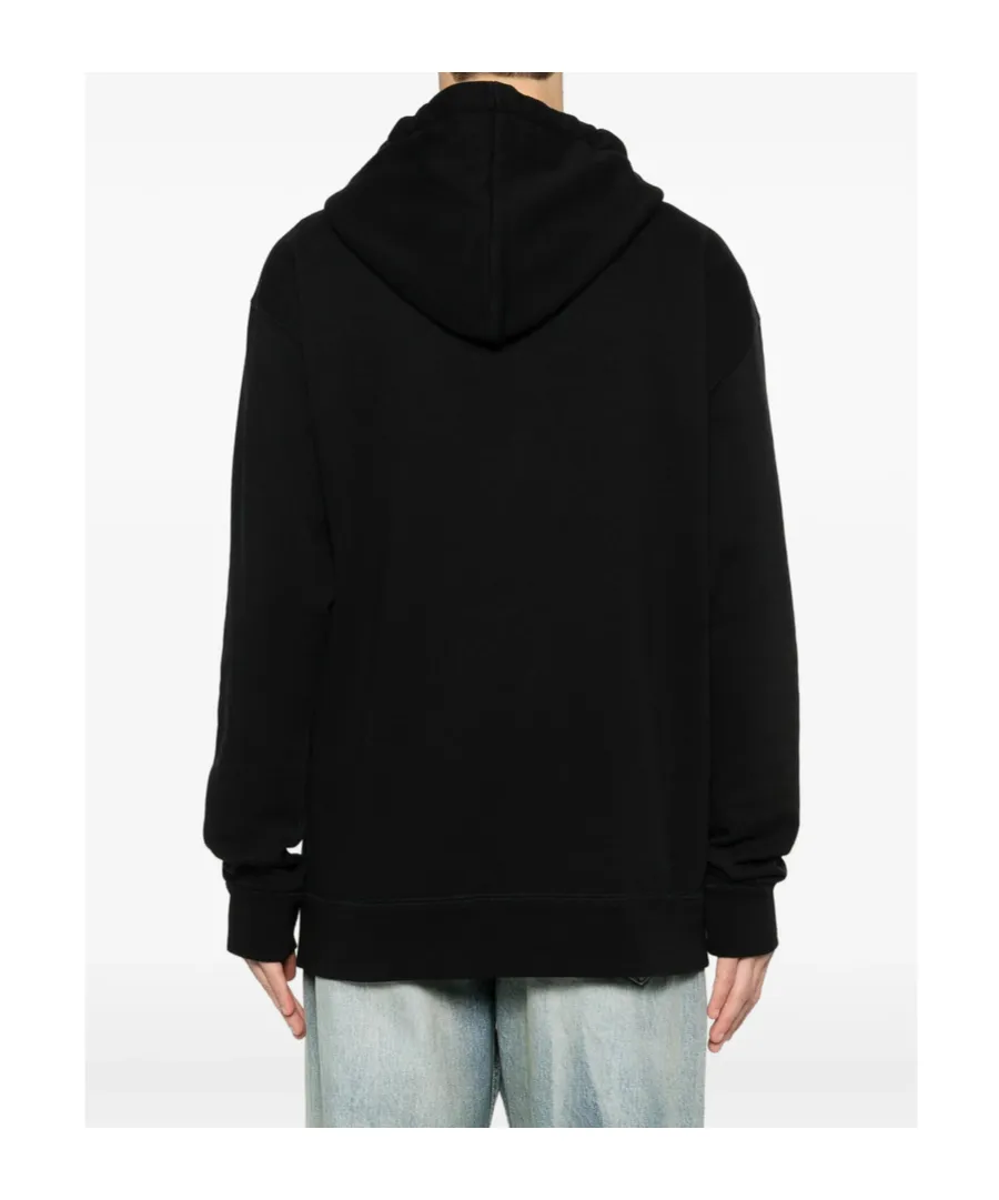 Matte Logo-Embroidered Hoodie