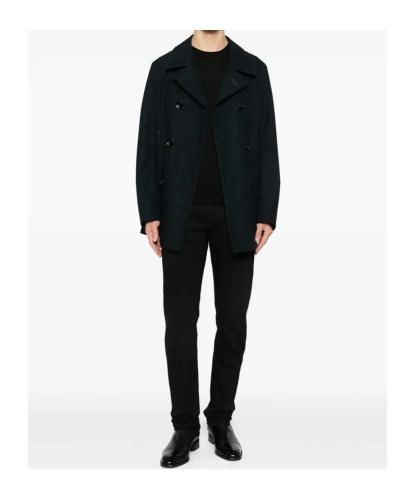 Tom Ford Logo Patch Straight Leg Jeans