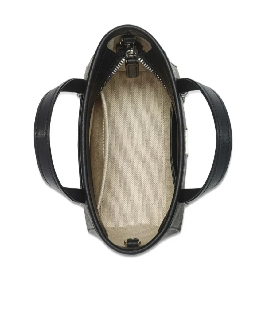 Mini Toni Top-Zip Tote Bag