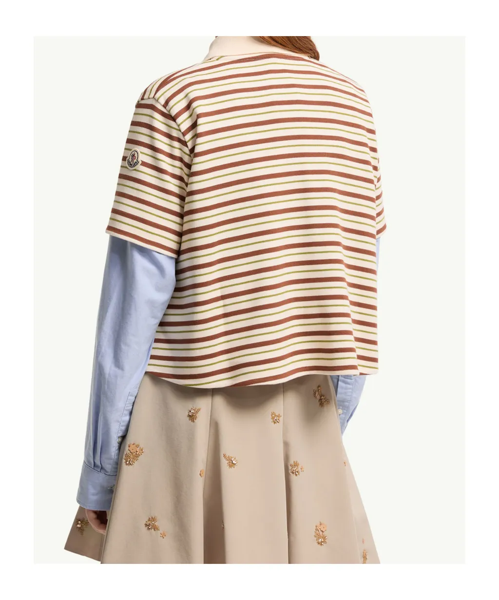 Moncler Striped Polo Shirt