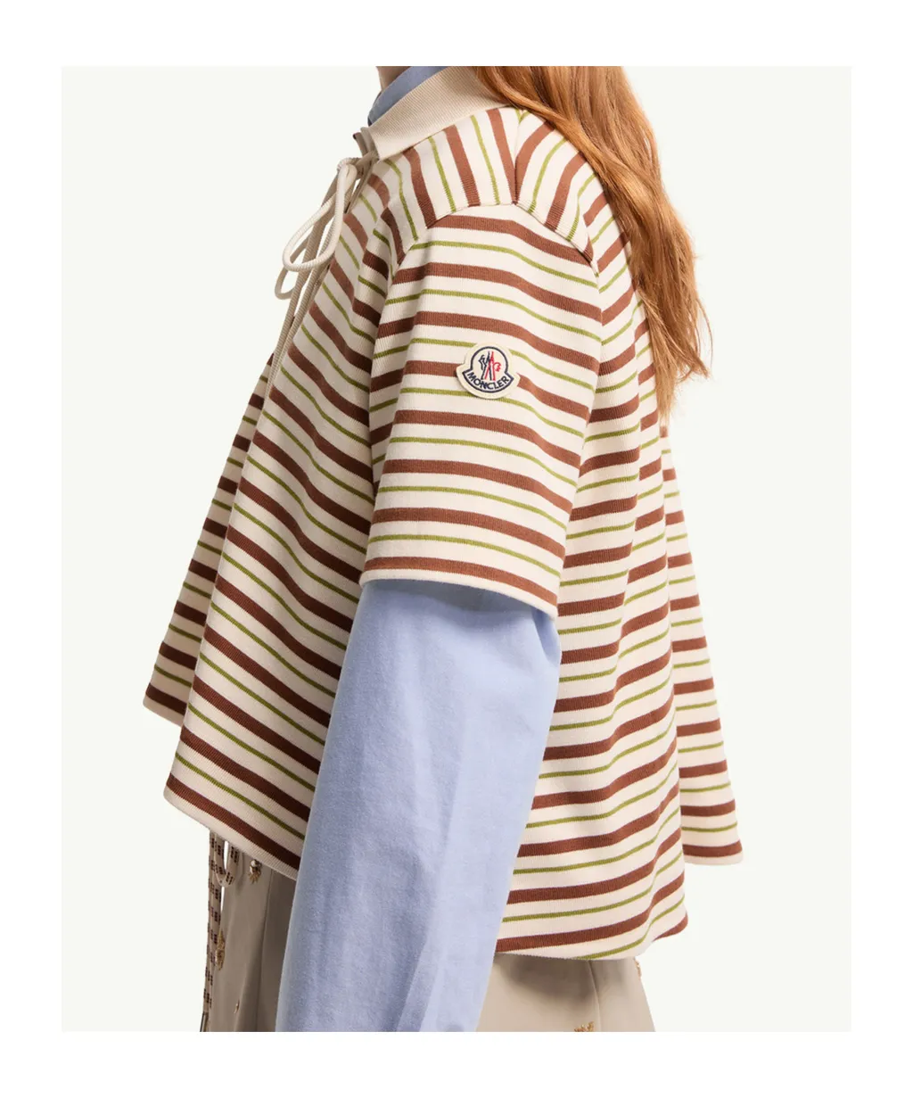 Moncler Striped Polo Shirt