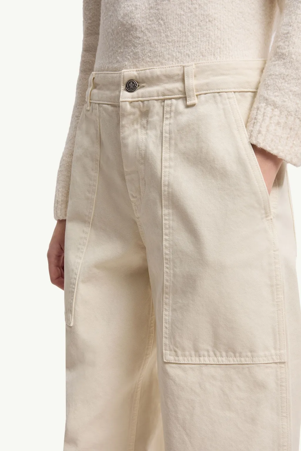 Moncler Leather Logo Tousers