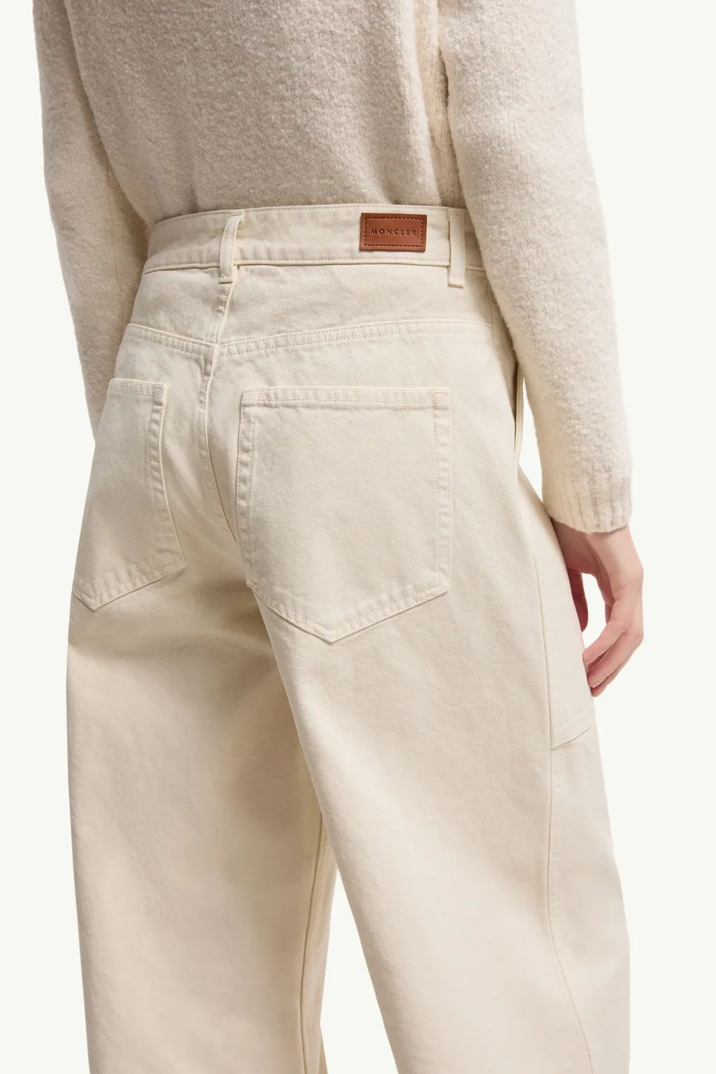 Moncler Leather Logo Tousers