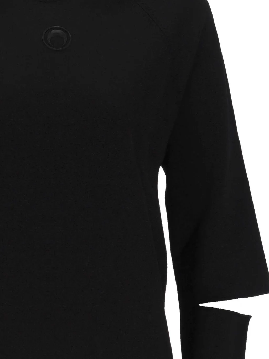 Round-Neck Knit Sweater