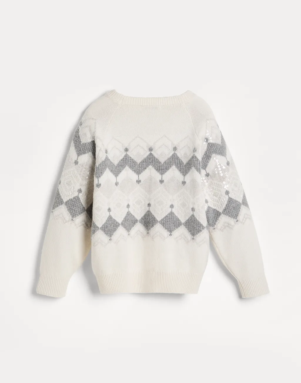 Jacquard Sequin Sweater