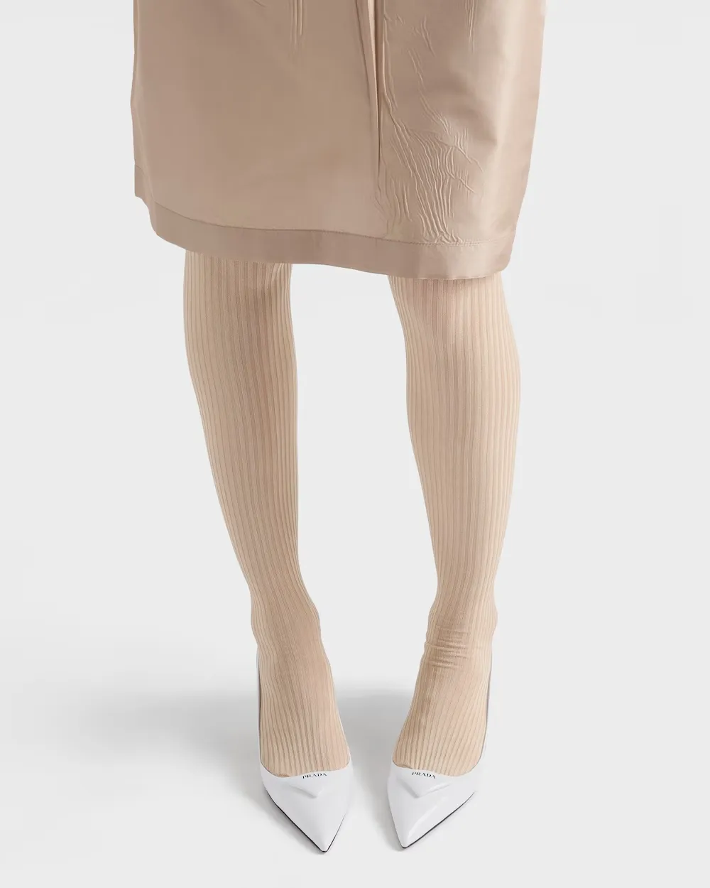 Prada Logo Detailed Slingback Pumps