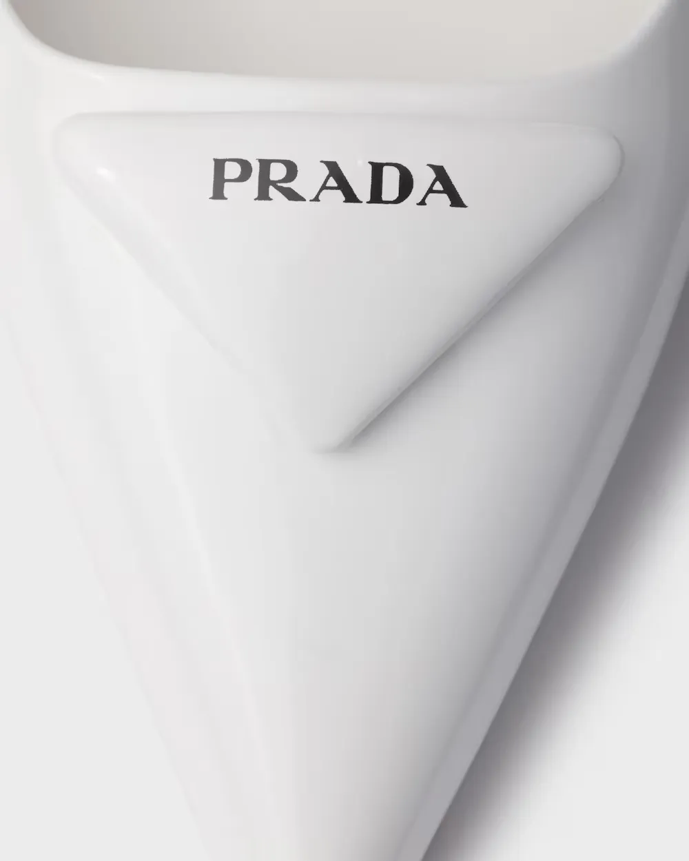 Prada Logo Detailed Slingback Pumps