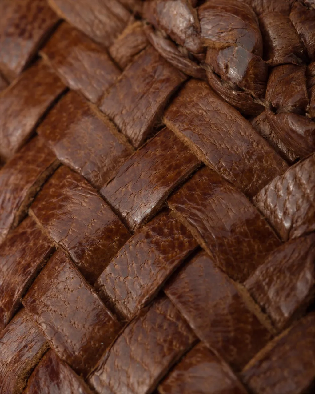 Woven Leather Ballerinas