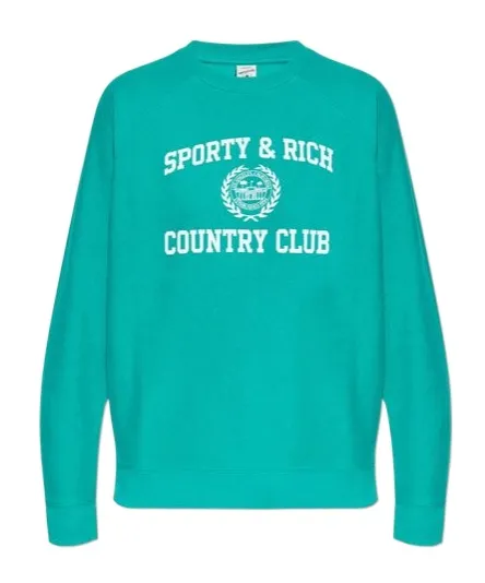 Graphic-Print Crew-Neck Sweatshirt