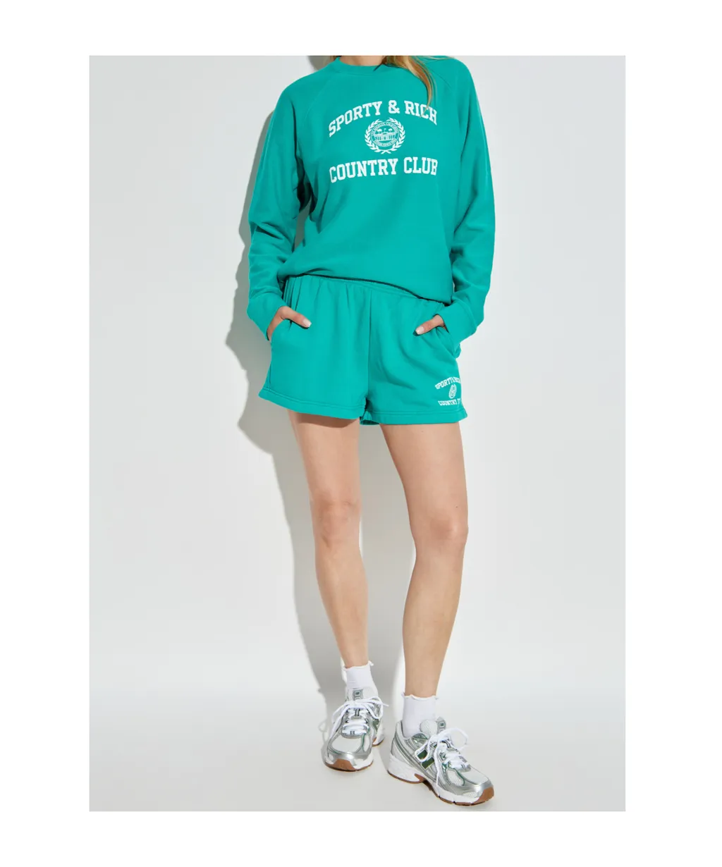 Graphic-Print Crew-Neck Sweatshirt
