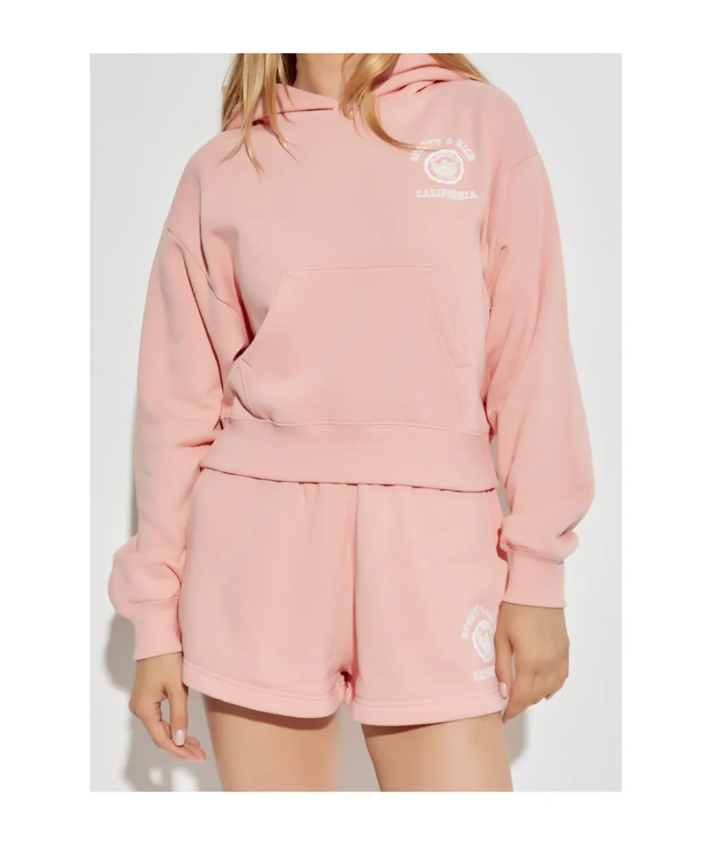 Sporty & Rich Logo Hoodie Sweater