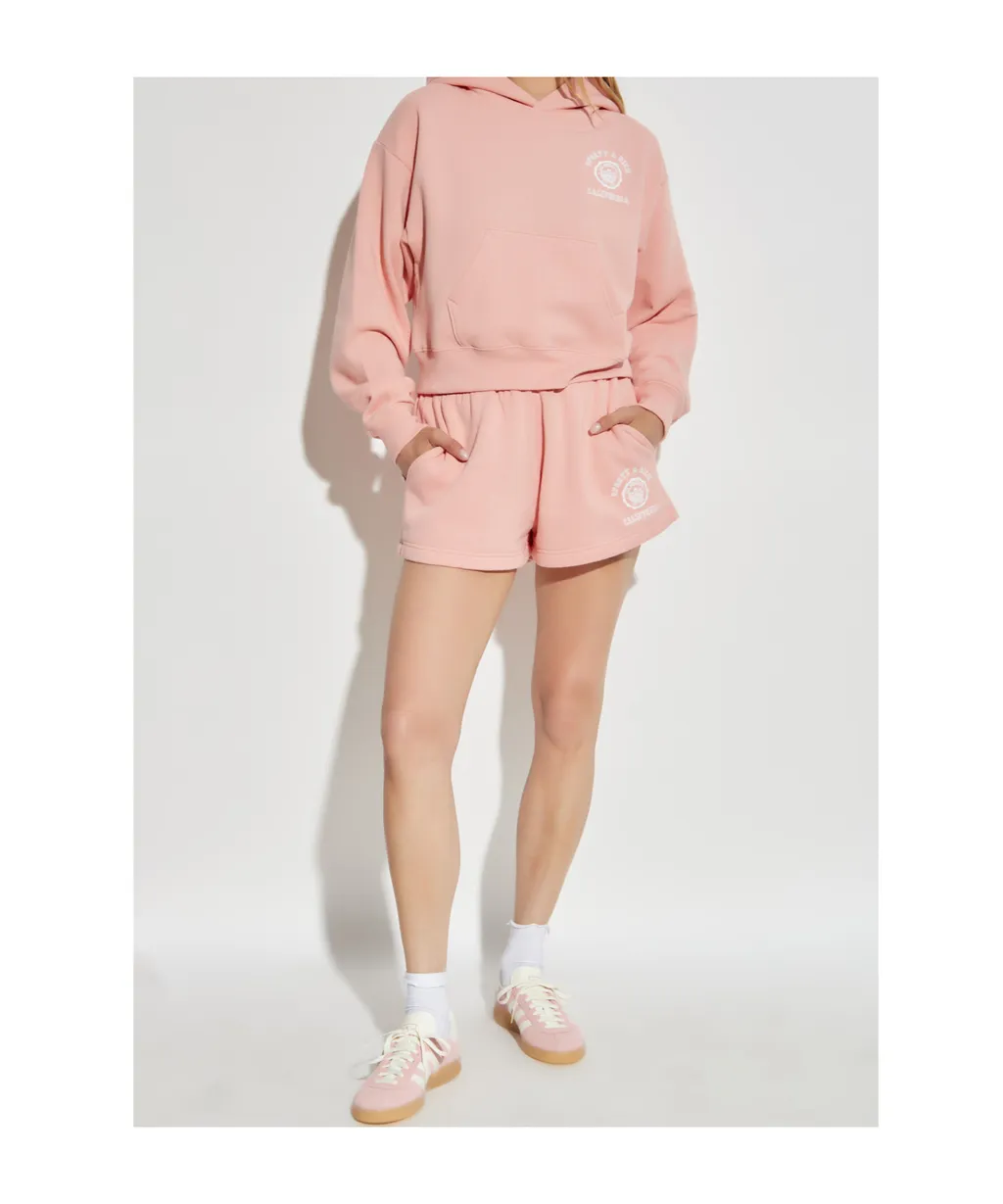 Sporty & Rich Logo Hoodie Sweater