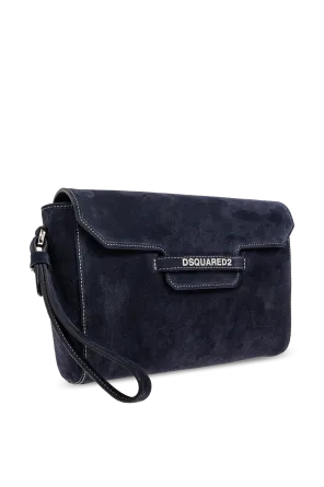 Dsquared2 Logo-Lettering Clutch Bag