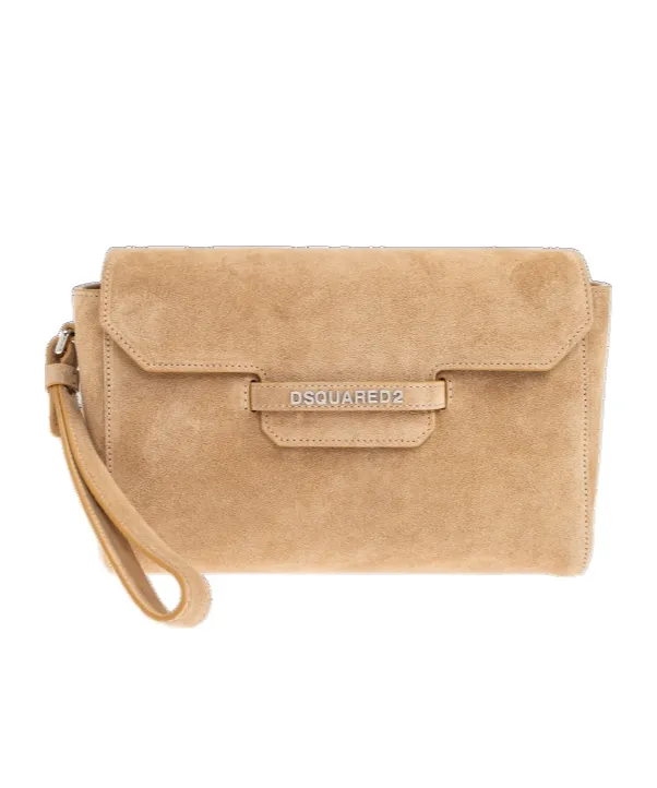 Dsquared2 Logo-Lettering Clutch Bag