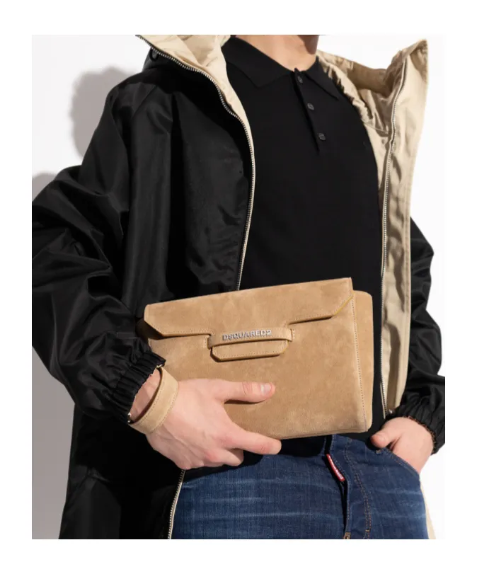 Dsquared2 Logo-Lettering Clutch Bag
