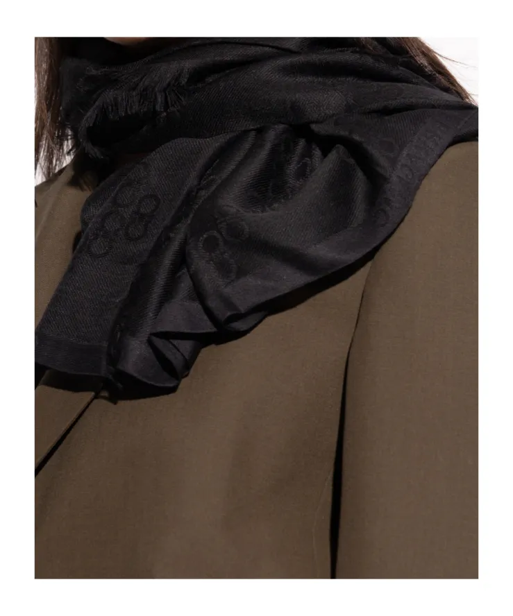 Scarf Decorated With A Monogram Pattern